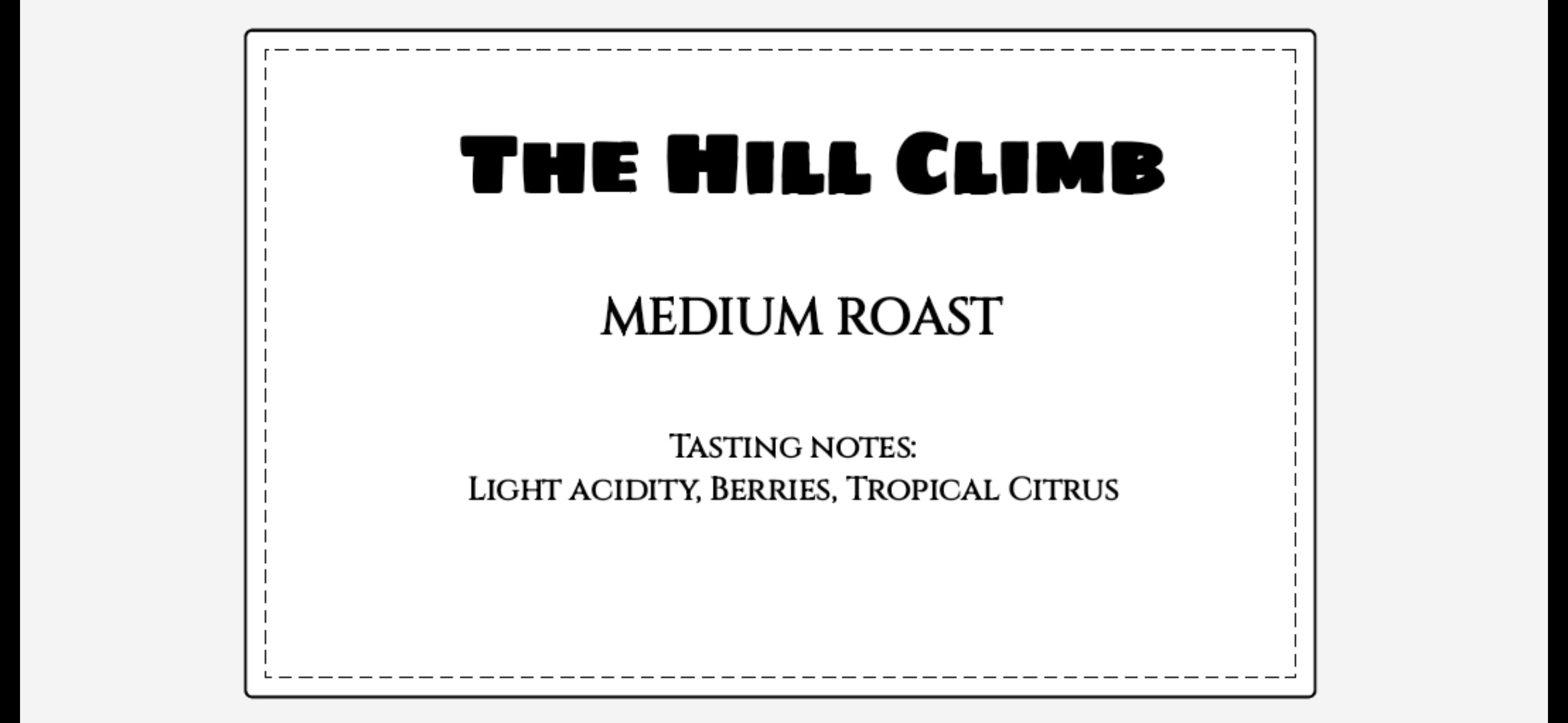 THE HILL CLIMB